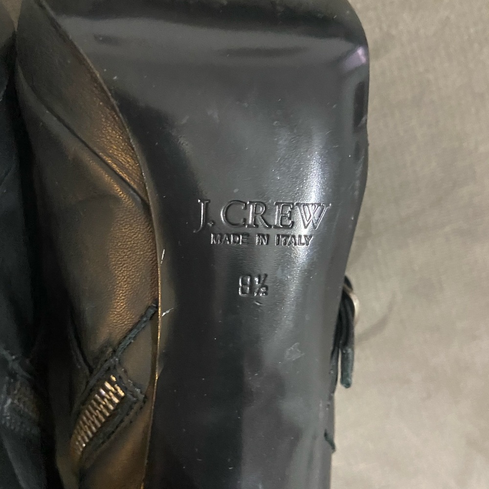 Italian J. Crew Greer leather Booties 8.5 EUC - Picture 7 of 7